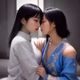 林晓萱，LGBTQ影像文化研究者，短发女性，表情温和专注，背景为书架